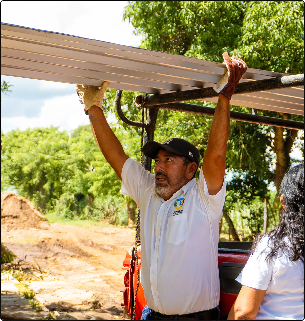 A community member the foundation supports